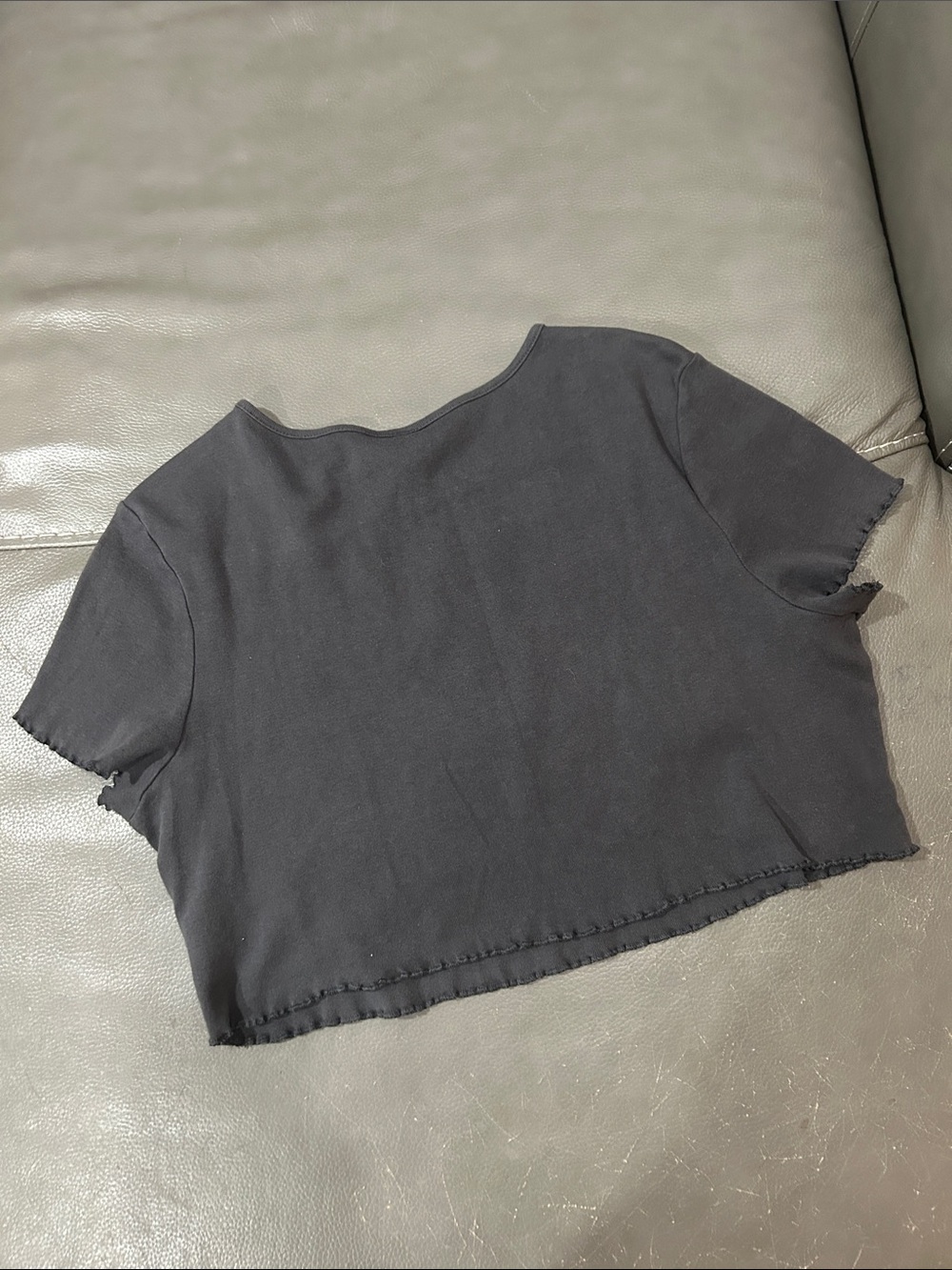 Divided Future in Harmony Graphic Girls Crop Tee Black Sz XL - Picture 5 of 5